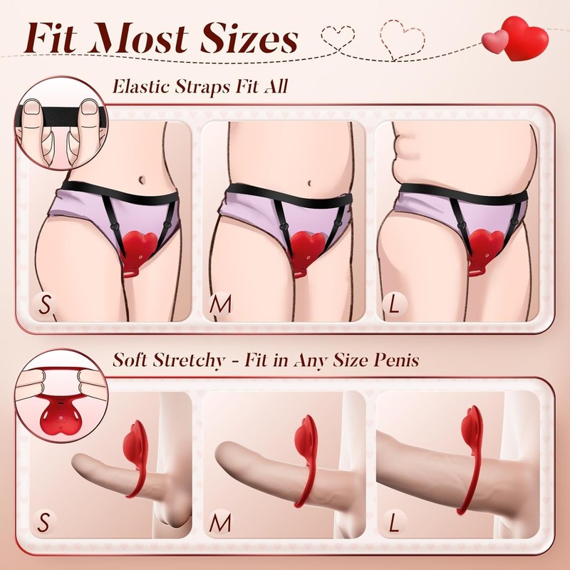 Couples Vibrator Sex Toys 2in1 Adult Toy Wearable Panty Remote Control Vibrator gallery