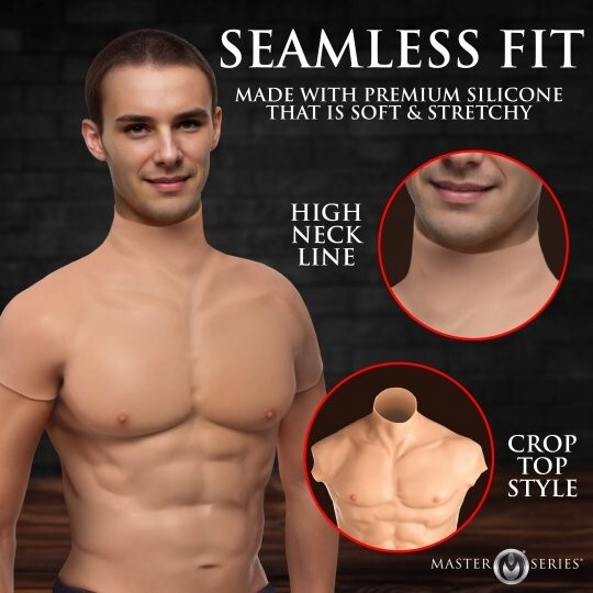 Ripped Silicone Male Chest - Small gallery