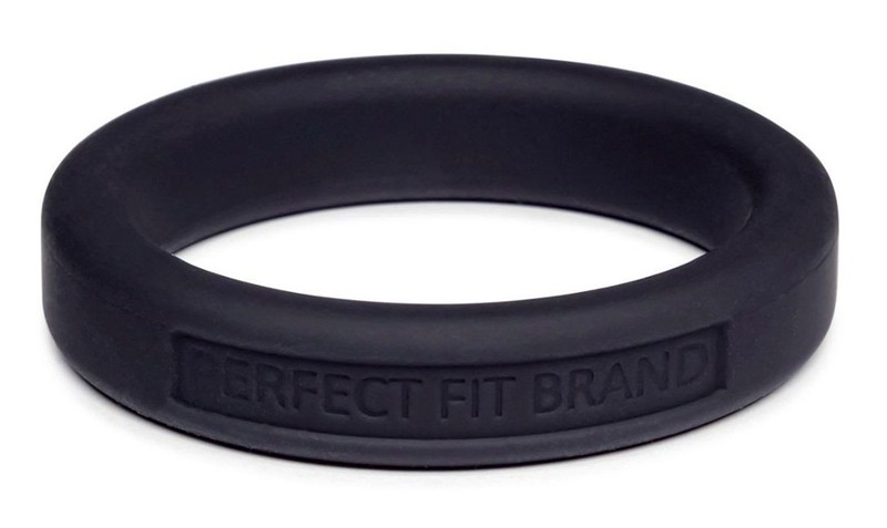 Perfect Fit Silicone Hefty Ring 1.75&Prime; (44mm) Black – Penis Cock Ring