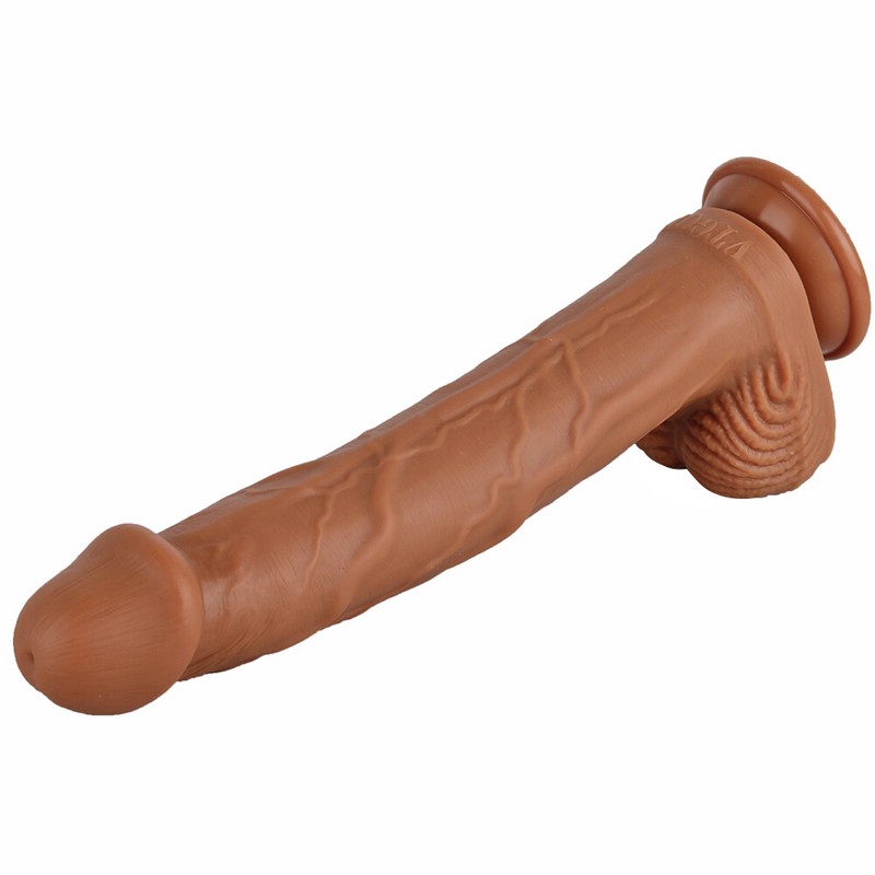 12 » Super Soft Lifelike Dildo Cock Big Penis Suction Cup Sex Toy for Men&Women