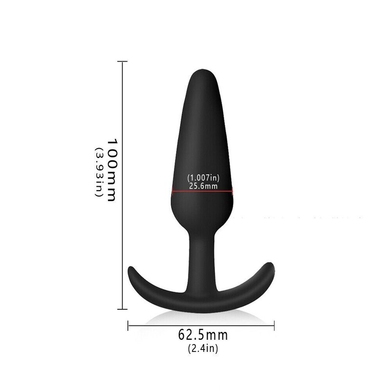3PCS Silicone Anal Butt Plug Stimulator with Flared Base for Women Men Sex Toys gallery
