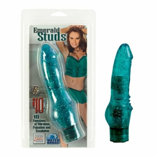 California Exotics Emerald Studs Cliterific