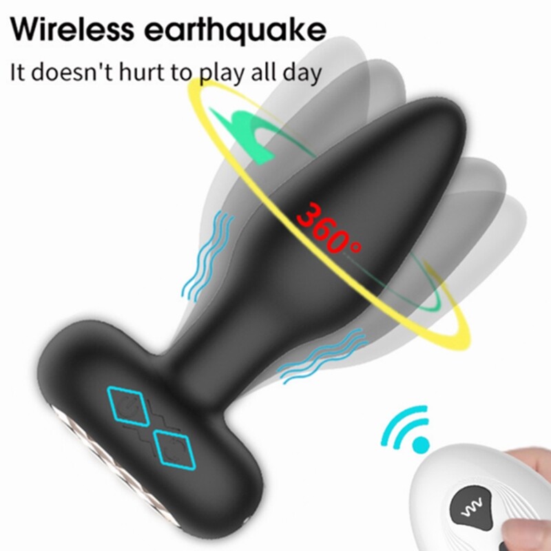 Sex Toys for Women Rotation Anal Vibrator Prostate Massager Anal Butt Plug Gift gallery