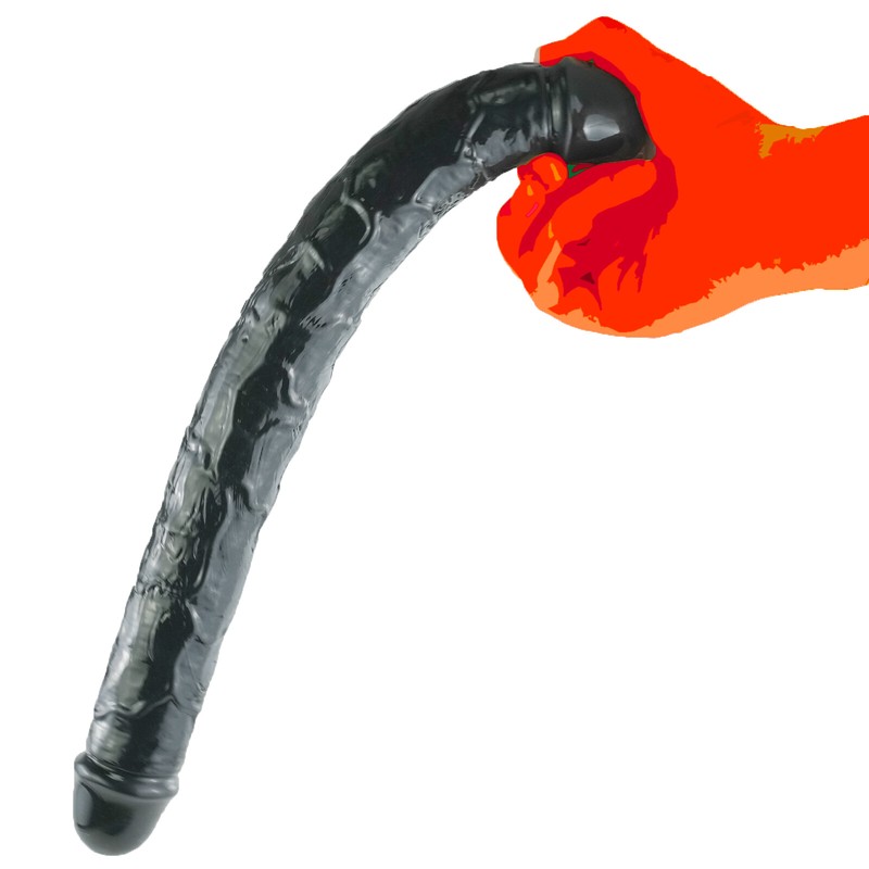 18.1 inch Double Ended Dildo Long Plug Vaginal Anal Double Head Dildo Toys