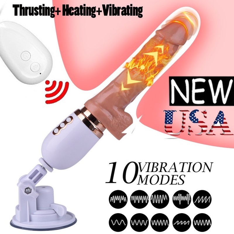 Automatic Plug Gun Machine Electric Dildo Simulation Telescopic Vibrator Sex toy