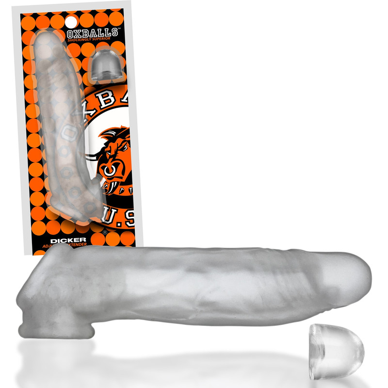 Slim Cock Sheath Men Silicone Penis Extender Extension Male Enlarger Sex Toy