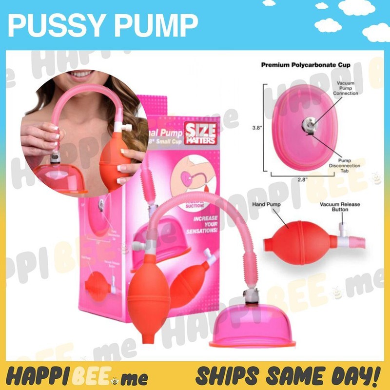 Size Matters Pussy Pump Vaginal Clitoral Suction Cup🍯Female Vagina Clit Sex Toy