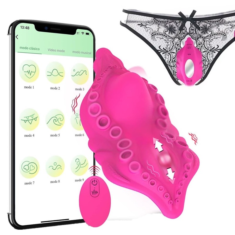 Vibrating Women Wearable Panties Massager Wireless APP Remote Control Waterproof