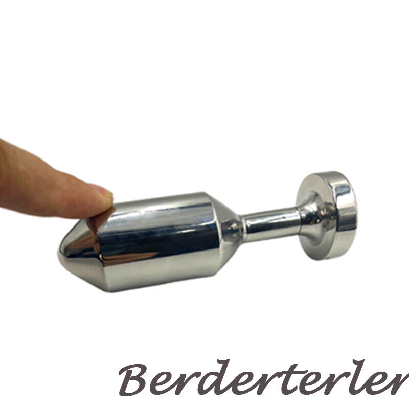 2 Sizes Heavy Weight Stainless Steel Anal Butt Plug G-spot Sex Toys Anal Beads gallery