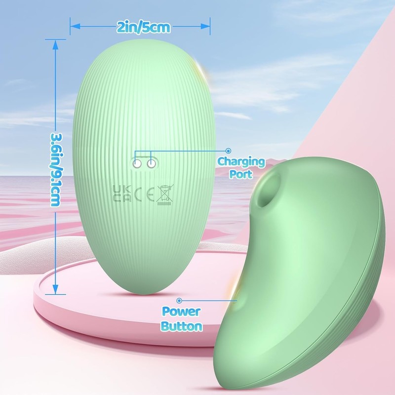 Clitoral Stimulator with 9 Vibrating Modes Waterproof Silicone Pleasure Toy gallery