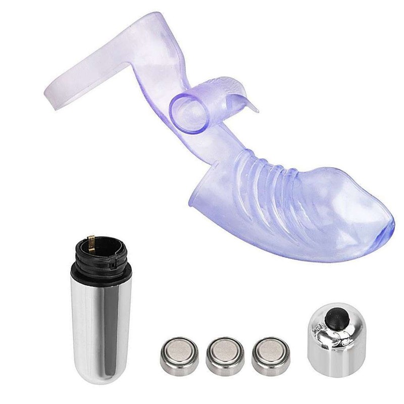 Women Couples G-spot Vibrator Finger Banger Vibe Strap-on Dildo Sex Toy