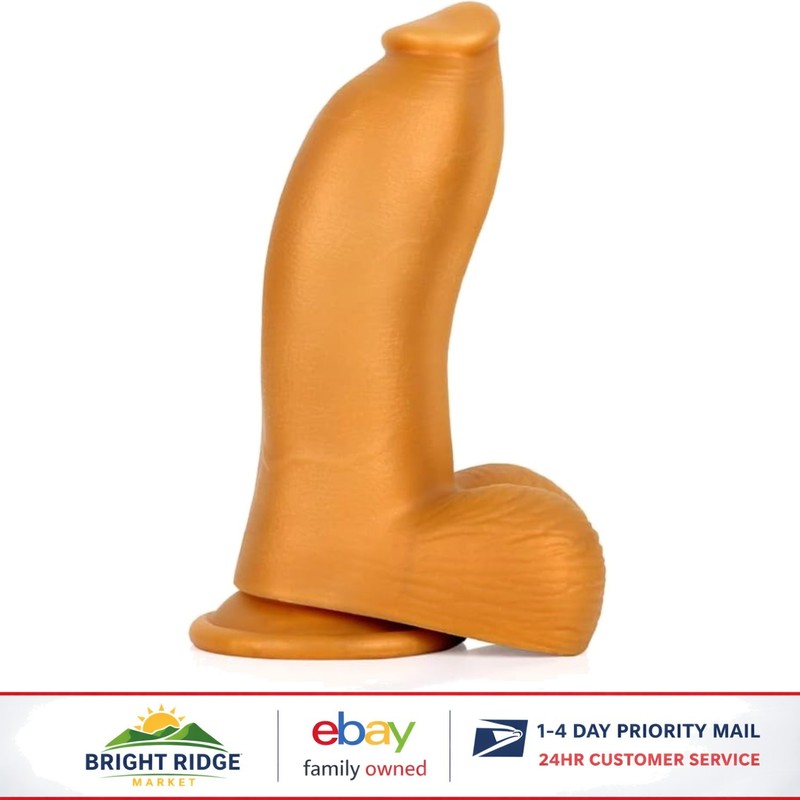 Soft and Flexible Silicone Dildo with Strong Suction for Hands-Free Play