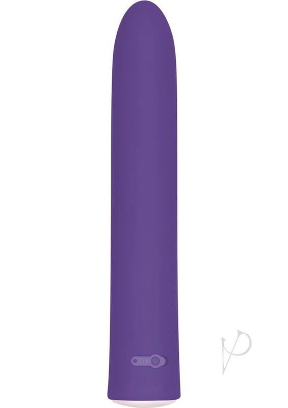 7 Function Rechargeable Slim Vibrator - Purple gallery
