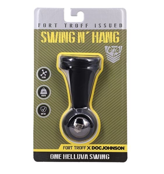 Doc Johnson Novelties Fort Troff Issued Swing N&rsquo; Hang Black, New