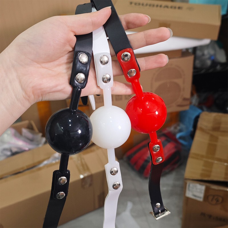 Sex Toys For Women Men Mouth Ball Gag Oral Bondage Fixation Harness Restraint SM gallery