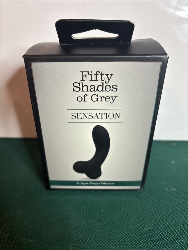 Fifty Shades of Grey Sensation Curved Finger Vibrator G-Spot Sex Toy Couple Vibe