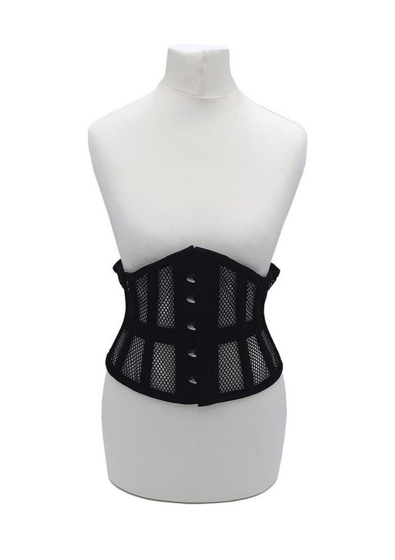 Rouge Mesh Corset - Small/Medium - Black gallery