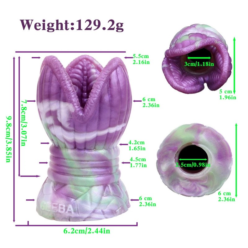 Pink Male Masturbator Cup Realistic Dual Channel Vagina Sex Toy for Soft Stroker