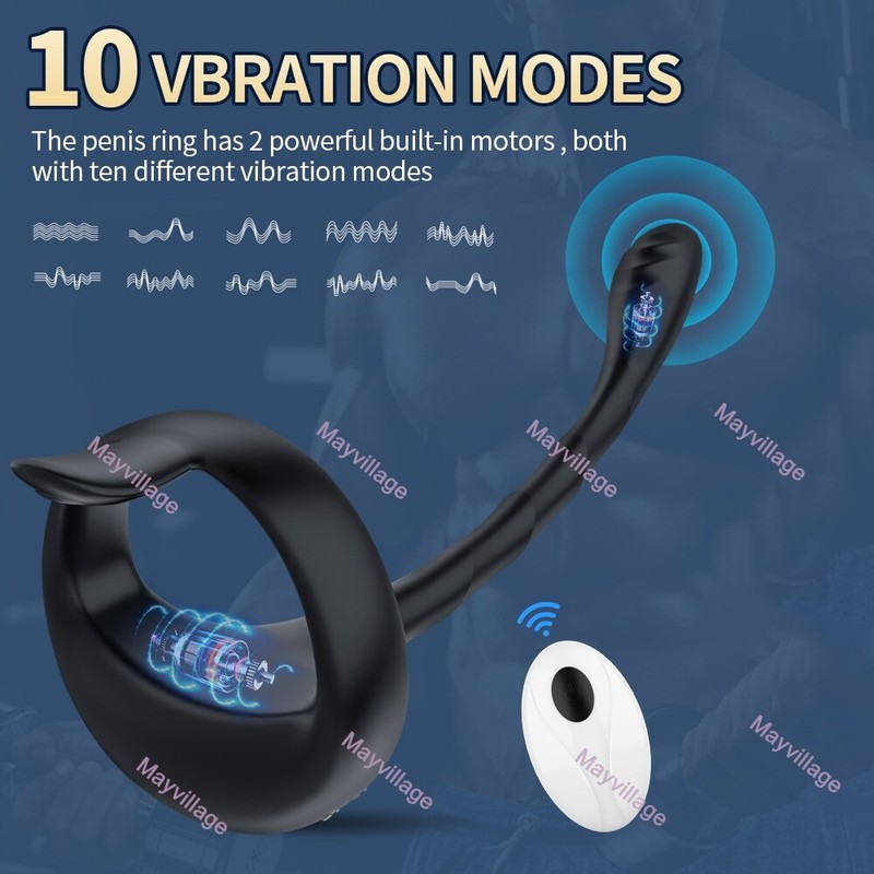 Anal Plug Dildo Vibrator Adjustable Prostate Massager Ring Sex Toy For Men Women gallery