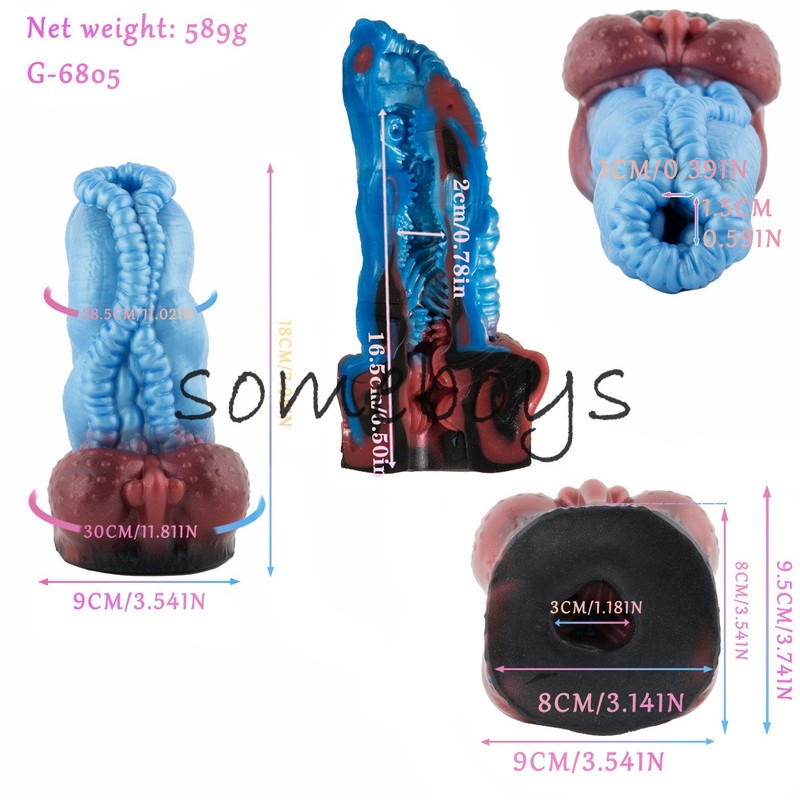 Lifelike Leopard Tongue Onahole Silicone Male Masturbator Pocket Pussy Sex Toys gallery