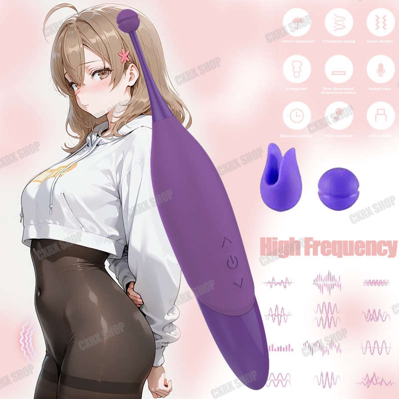 G-Spot Vibrator Clit Orgasm Massager Nipple WAND Sex Toy For Women Rechargeable