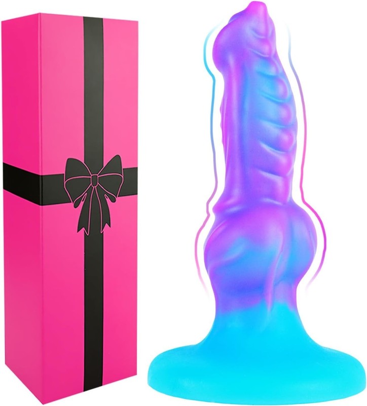 6 Inch Soft Silicone Fantasy Small Knot Dildo for Beginners