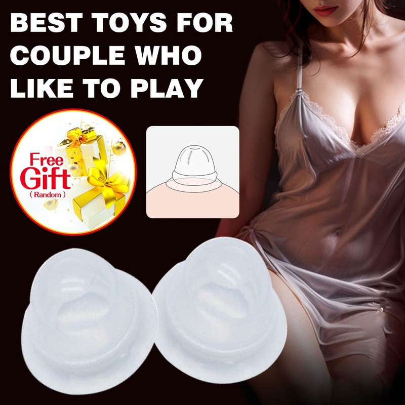 2pc Nipple Sucker Clamps Breast Pump Suction-Cup Bondage Stimulator-Enhancer