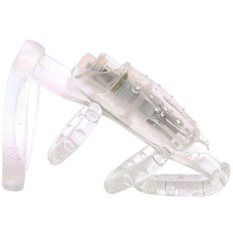 Zinger Vibrating Penis Cock Cage Ring Sleeve Sheath Girth Enhancer Enlarger gallery