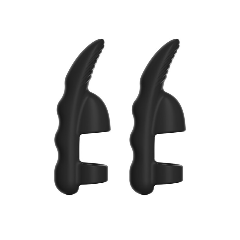 Electro Finger Sleeve Vibrator Female Masturbate Clit Stimulate Women E-stim Toy