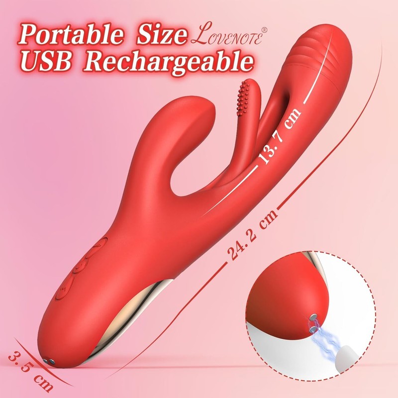 Tapping Patting Sucking Vibrator for Women Clit G-spot Stimulator Dildo Sex Toys gallery