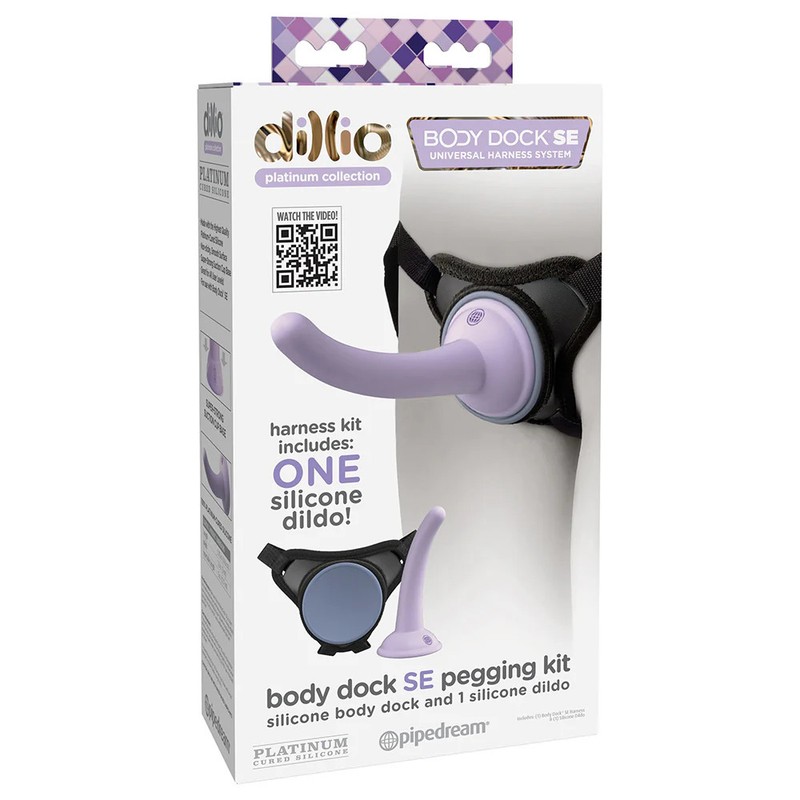 Pipedream Dillio Platinum Body Dock Se Peg Kit 5in