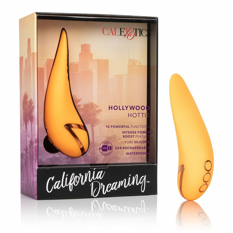 California Dreaming Hollywood Hottie Vibrator Massager Rechargeable Waterproof