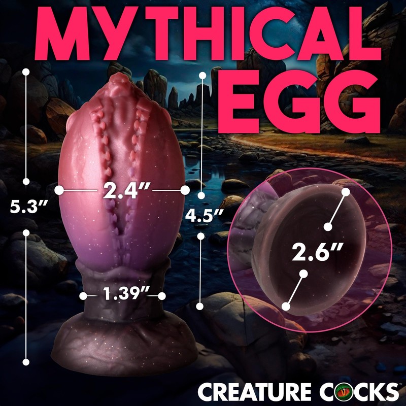CREATURE COCKS Dragon Hatch Silicone Egg for Men, Women, & Couples. Squishy, gallery