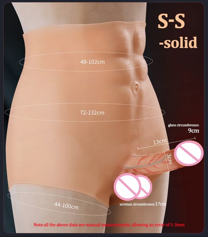 New Skin Feeling Silicone Dildo Pants Penis Wearable Underwear Dildo For Lesbian