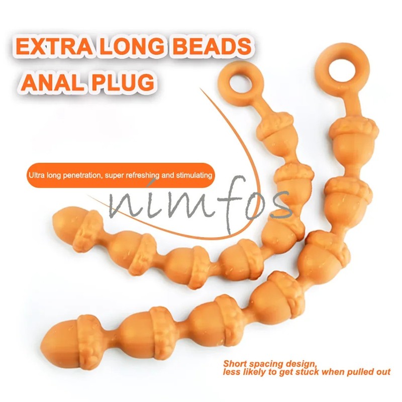 Anal Plug Silicone Plug Beads Love Toy for Women Love Beads Anal Plug Butt Plug gallery