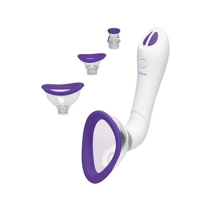 Bloom Intimate Body Automatic Vibrating Rechargeable Pump 4-in-1 Interchangeable
