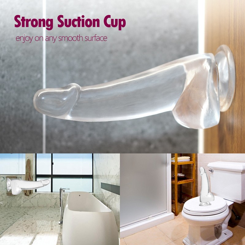 Jelly Dong Dildo Penis Suction Cup Waterproof Smooth Cock Dick Sex Toy For Women gallery