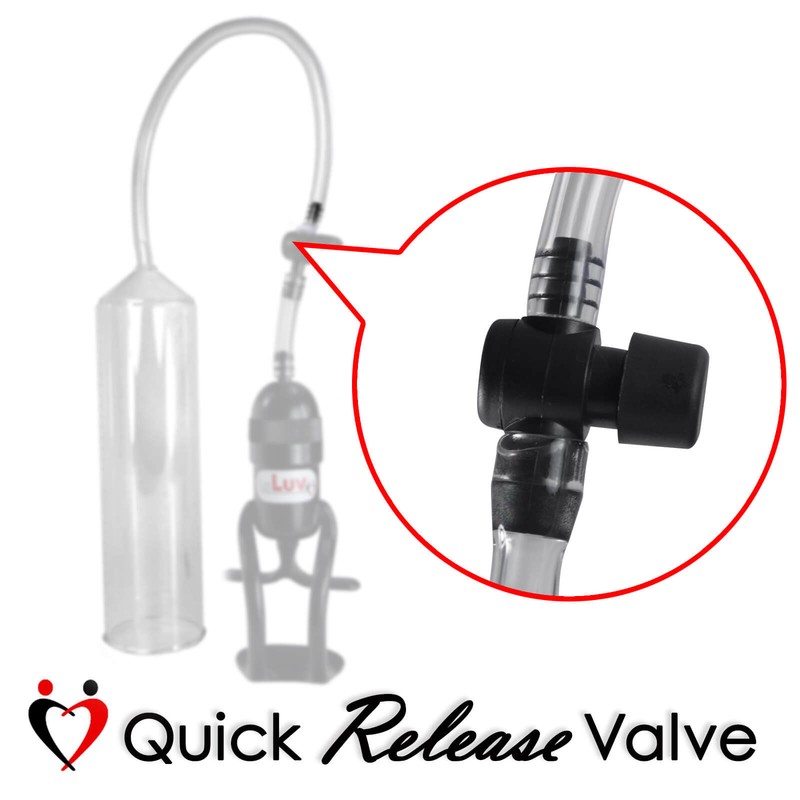LeLuv Penis Pump EasyOp Zgrip | 3 Sizes, Black Seal, 8 Assorted Rings gallery