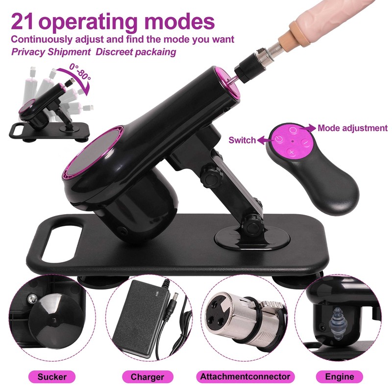 Sex Machine 3XLR Attachment Thrusting Dildo Love Machine Fuckmachine for Women gallery