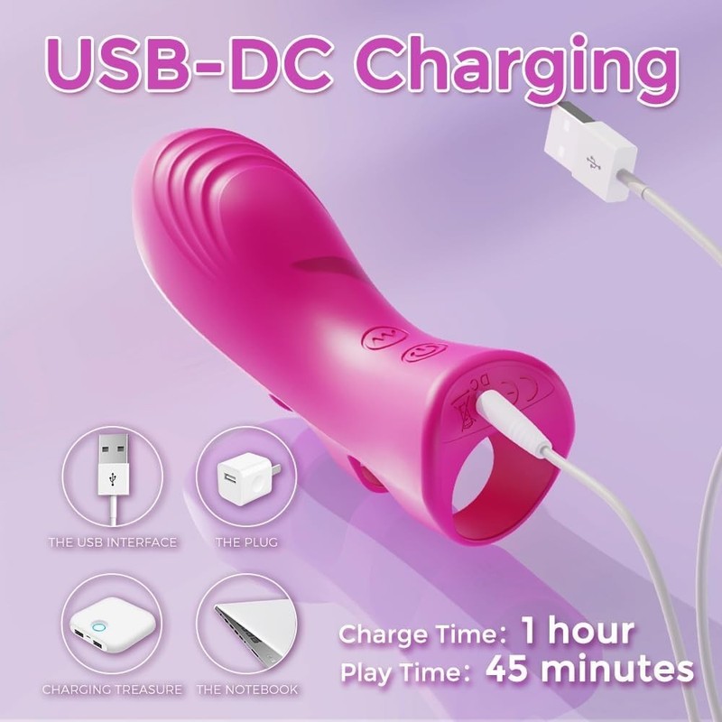 Waterproof Butterfly Vibrator for Women with Textured Design and Heating Feature gallery