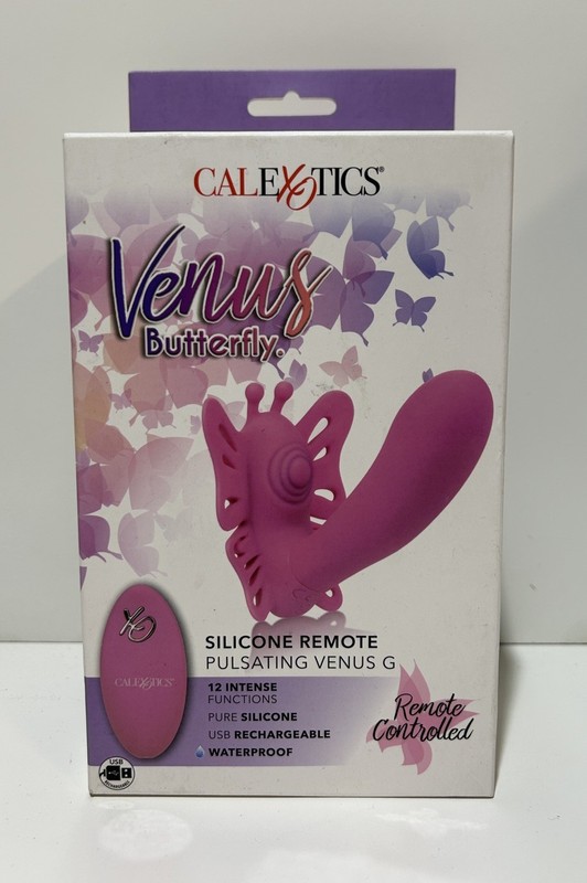 CalExotics Venus Butterfly Silicone Remote Venus G USB Rechargeable Waterproof