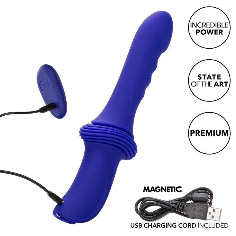 Overdrive Remote Control Sex Machine Ridged Thruster 10 Speeds Premium Silicone gallery