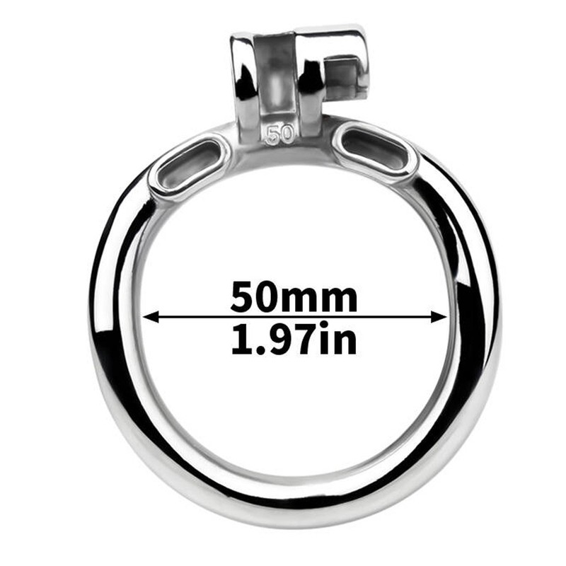 Designed Metal Male Chastity Lock Cage Hollow Men Penis Restraint Device SM Toy
