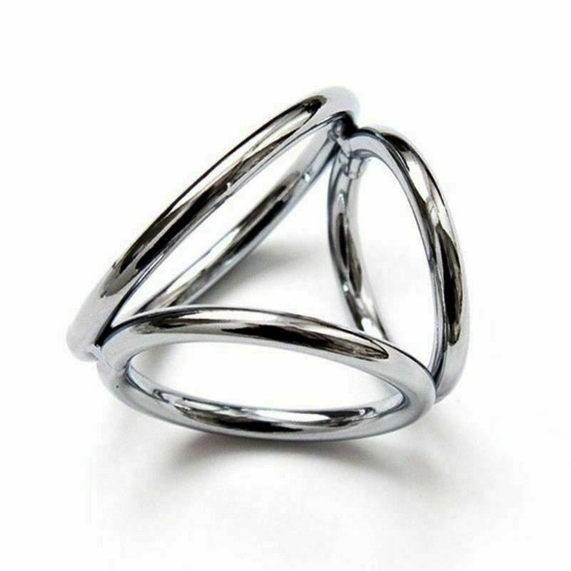 DEVIANT KINK LINE SOLID CHROME COCK CAGE (1.75in/44mm, 1.5in/38mm, 1.25in/32mm) gallery