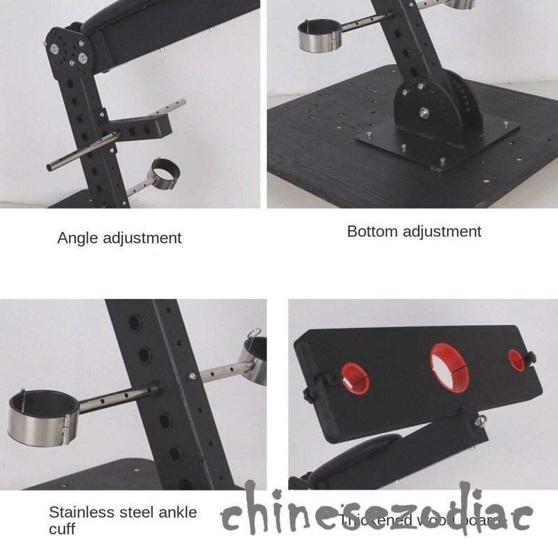 New Stand Metal Frame Female Slavers Torture Binding Restraint Training Hancuff gallery