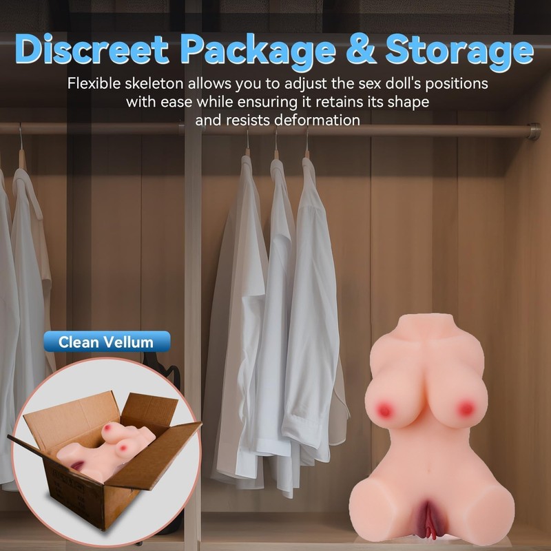 Doll Male Masturbator Realistic Vagina Pocket Pussy Big Boobs Sex Toys For Man gallery