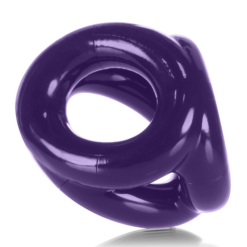 Oxballs Tri-Sport 3-Ring Cocksling Atomic Jock Eggplant - Cock Ring Cock Cage gallery
