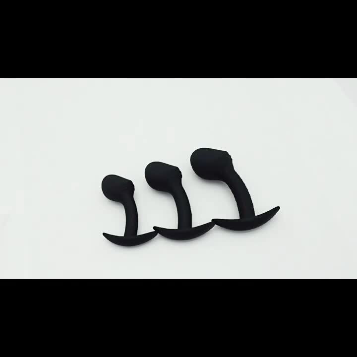 Wearable Anal Plug Silicone Male Prostate Massager Butt Probe Plug S/M/L Dildo gallery