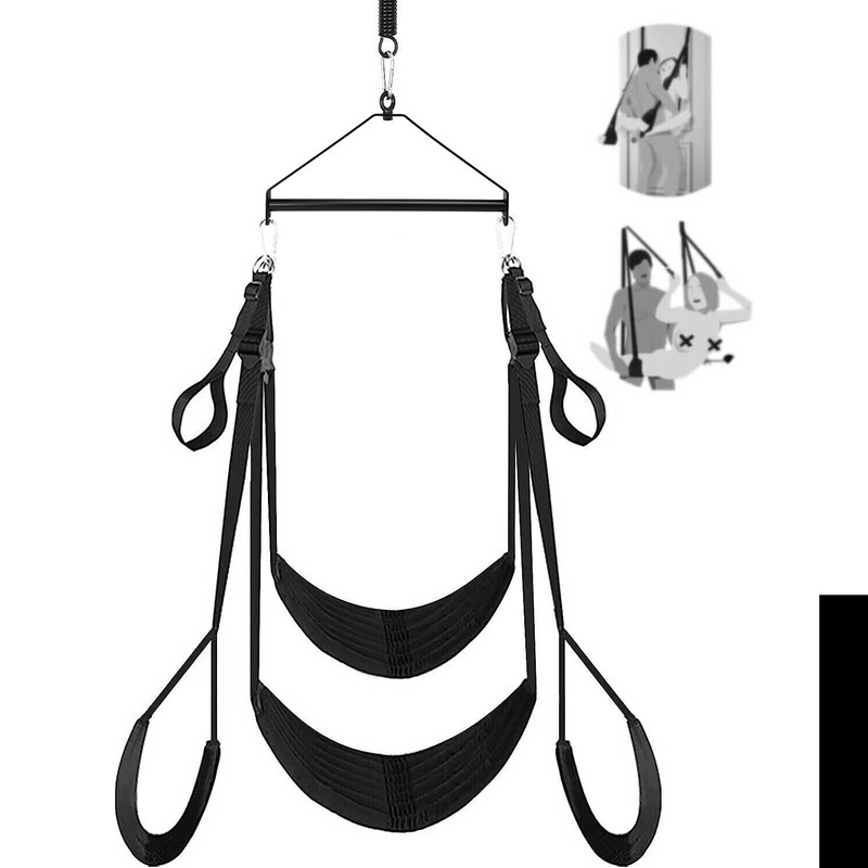 360 Spinning Sex Swings Swivel Sexual Love Yoga Position Adult Bondage BDSM Toys gallery