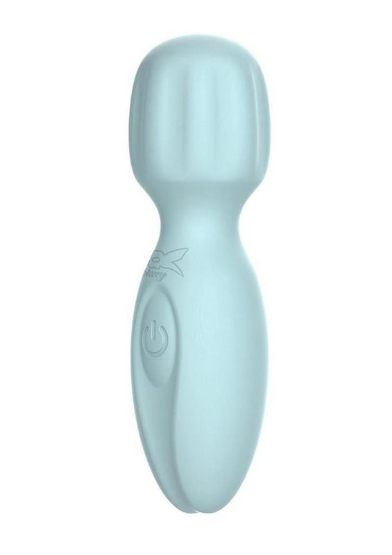 Pixey 2GO Rechargeable Silicone Mini Wand - Ocean Green gallery